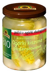 Concombres marinés sans gluten BIO 480 g (220 g) - KOWALEWSKI