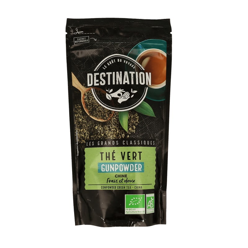 Thé vert gunpowder 100g EKO DESTINATION