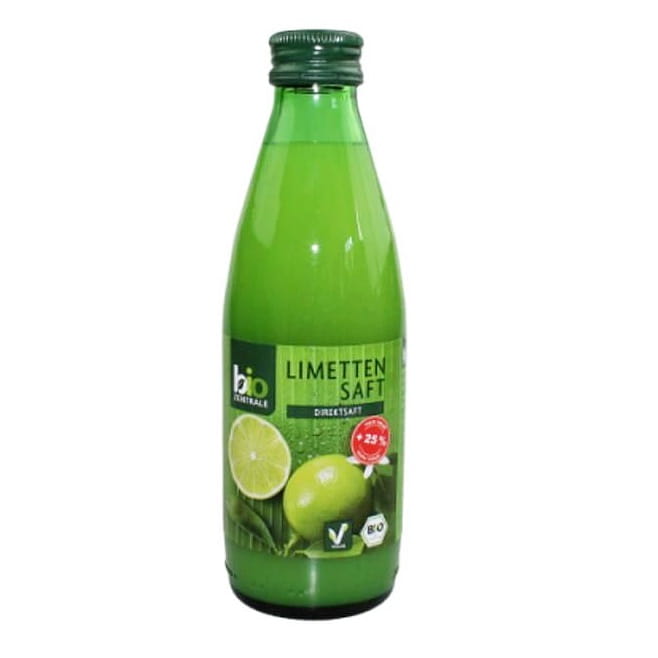 Jus de citron vert 100% 250ml ECO BIO - ZENTRALE