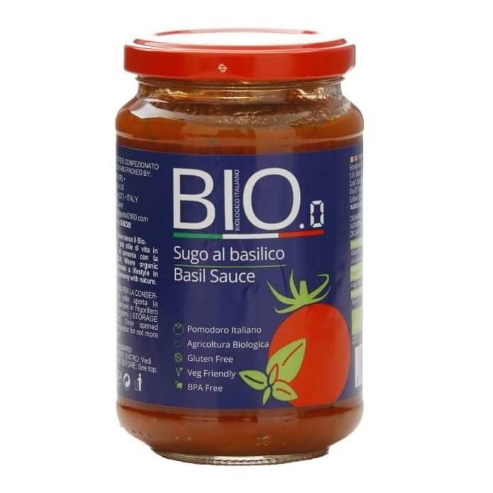 Sauce tomate au basilic, sans gluten 340g EKO GESTAL