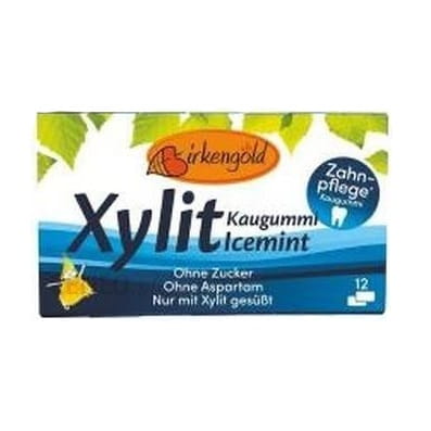 Xylitol gommes menthe forte 17g - BIRKENGOLD