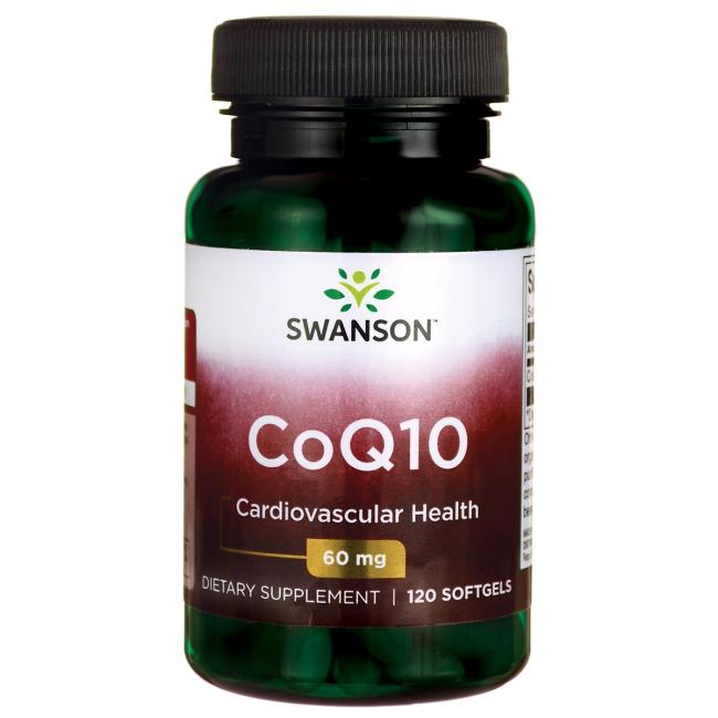 Coenzyme Q10 60mg COQ10 120 gélules de SWANSON