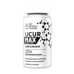 Licur max solibilisant micellaire extrait de rhizome de curcuma 30 gélules BIO MEDICAL PHARMA