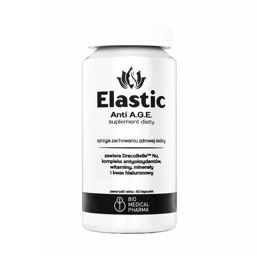 Elastic ANTI AGE dracobelle nu antioxydants vitamines minéraux et acide hyaluronique 60 gélules BIO MEDICAL PHARMA