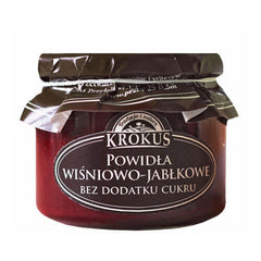 Confiture de cerises et pommes sans sucre 310g KROKUS