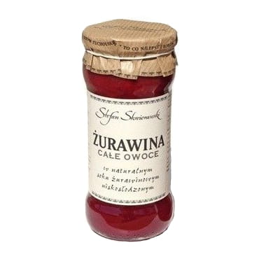 Canneberge entière sur jus de canneberge naturel à faible teneur en sucre 360g STEFAN SKWIERAWSKI