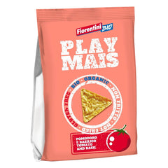 Chips de maïs tomate au basilic, sans gluten 40g EKO FIORENTINI