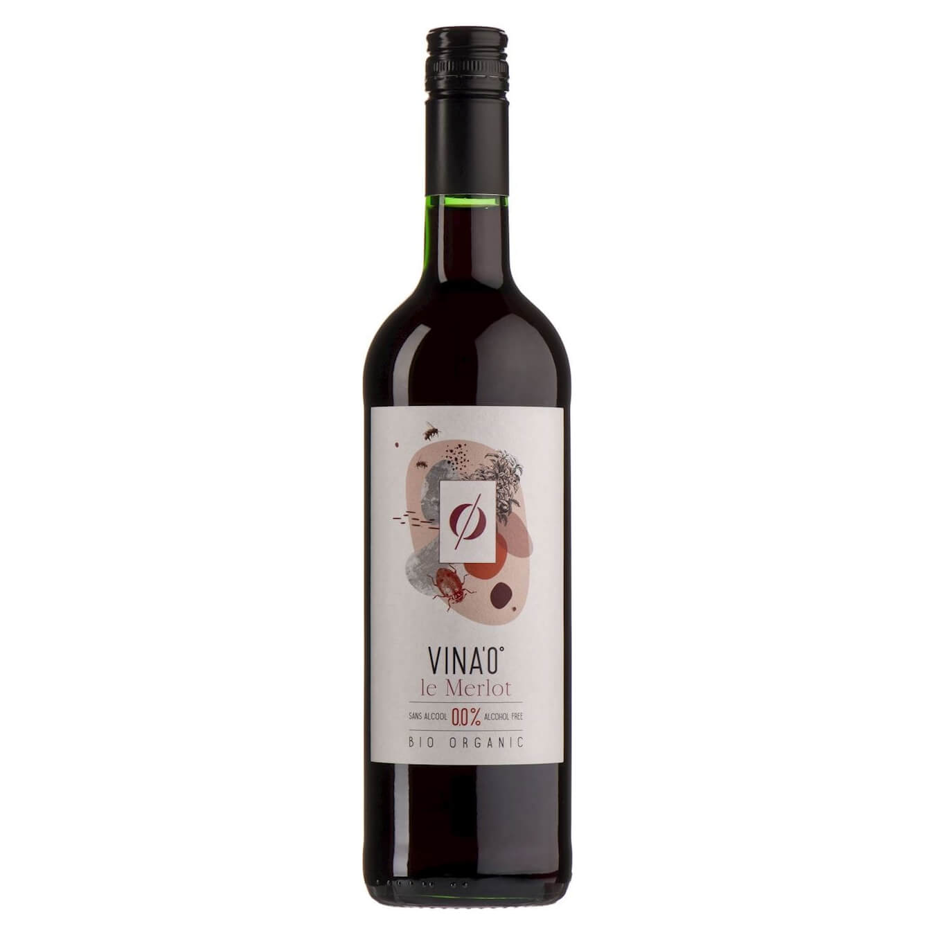 Le merlot sans alcool BIO 750 ml - VINA0