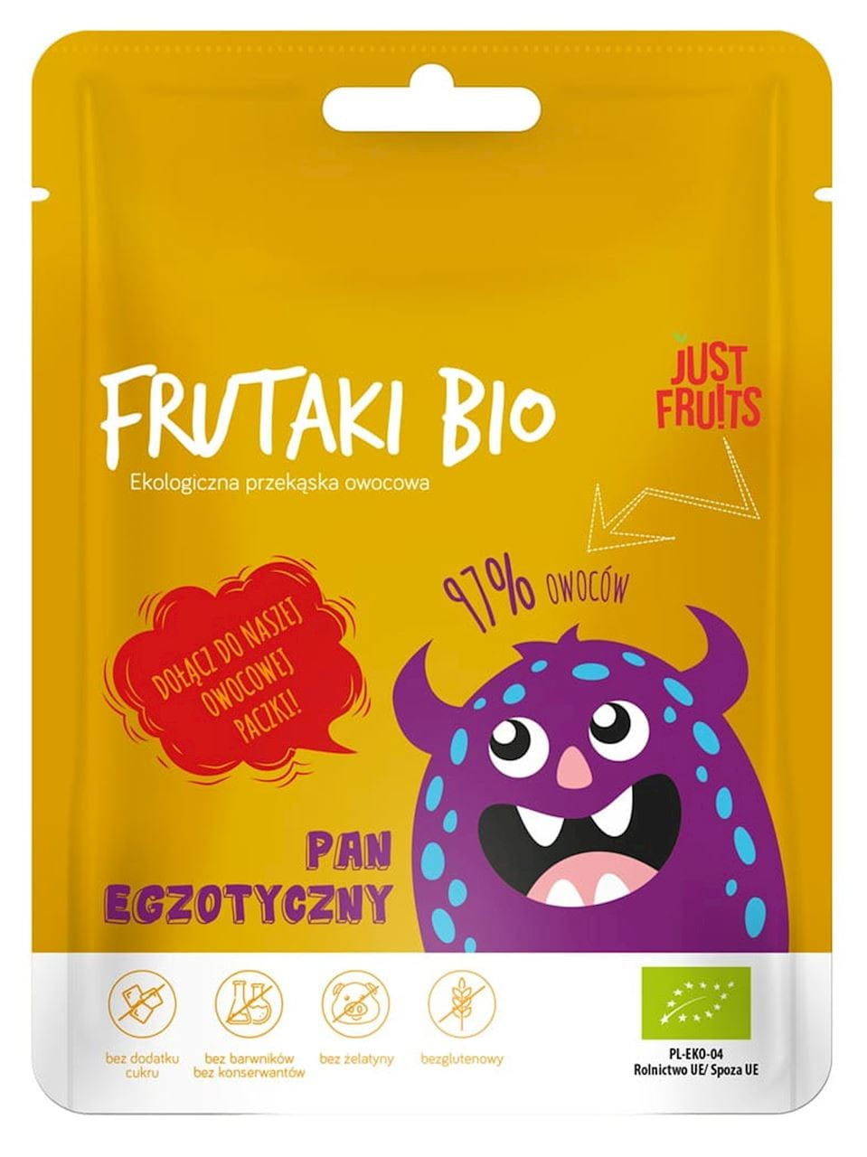 Gummies pan exotique sans gluten BIO 50 g - FRUTAKI