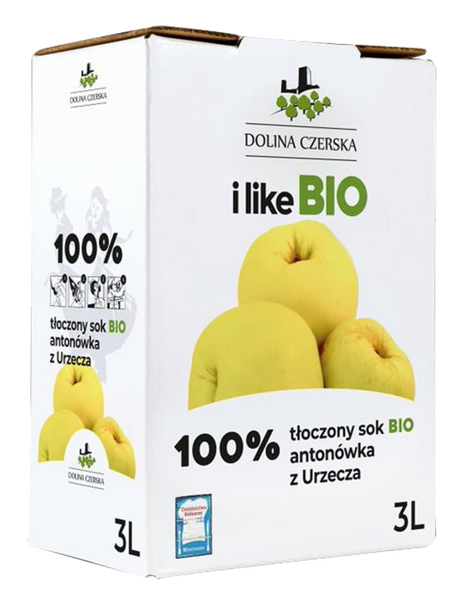 Jus de pomme Antonovka NFC BIO 3 L - CZERSKA VALLEY