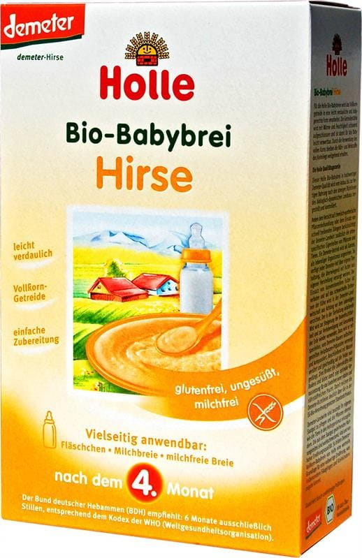 Millet grains entiers sans produits laitiers sans gluten 250g EKO HOLLE BABY FOOD