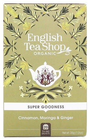 Tisane au moringa cannelle et gingembre (20x1.75) BIO 35 g ENGLISH TEA SHOP BIO