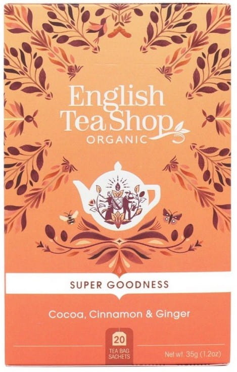 Tisane à la cannelle, cacao, fenouil et gingembre (20x1.5) BIO 30 g ENGLISH TEA SHOP BIO