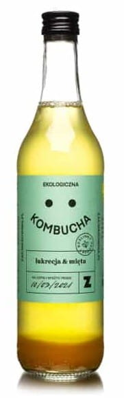 Kombucha à la réglisse et à la menthe BIO 500 ml - COMMANDE