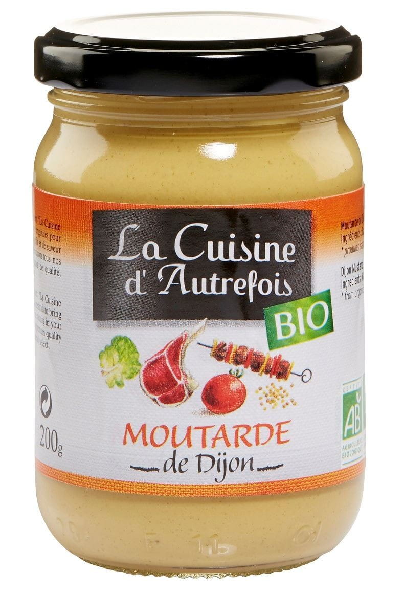 Moutarde de Dijon BIO 200 g - LA CUISINE D AUTREFOIS