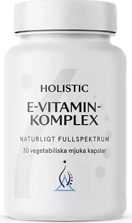 E - complexe de vitamines vitamine E 30 gélules HOLISTIC