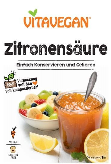 Acide citrique 10 g - VITAVEGAN