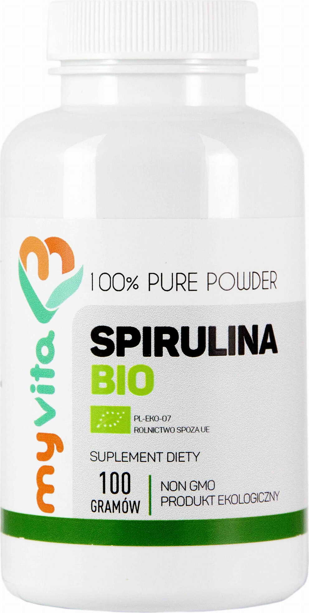 Spiruline BIO poudre 100g MYVITA