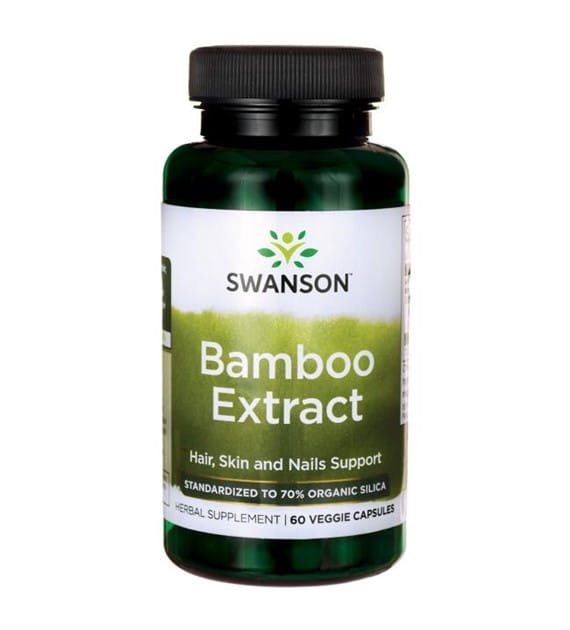 Extrait de bambou siliconé 300mg 60 gélules de SWANSON