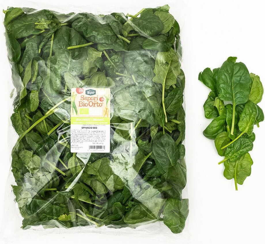 Épinards frais BIO non lavés (environ 0,40 kg)