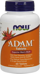 Adam men's multi complexe de vitamines et de minéraux pour hommes 60 comprimés NOW FOODS