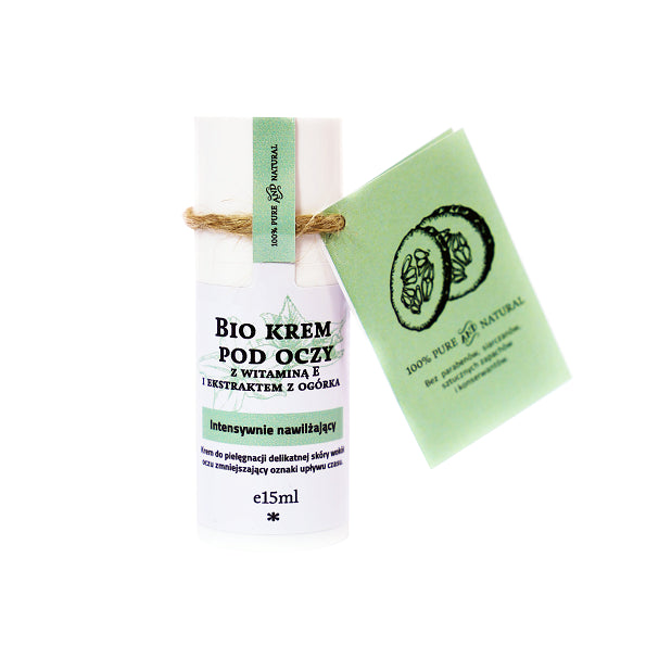 Crème contour des yeux à la vitamine E et à l'extrait de concombre 15 ml MAKE ME BIO