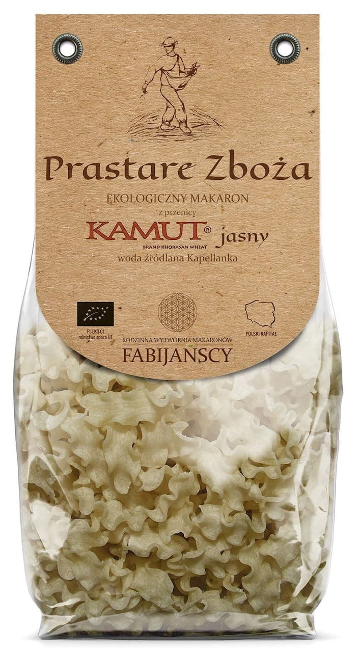 Pâtes (à base de kamut léger) ruban côtelé reginette BIO 250 g - FABIJAŃSCY