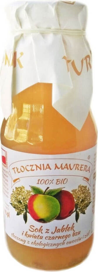 Jus de pomme à la fleur de sureau BIO 300 ml - MAURER PRESS