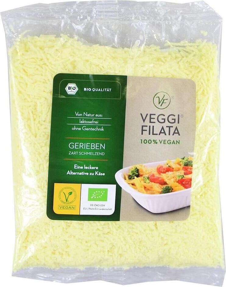 Produit végétalien A'LA fromage râpé (2mm) BIO 200 g - VEGGIE FILATA