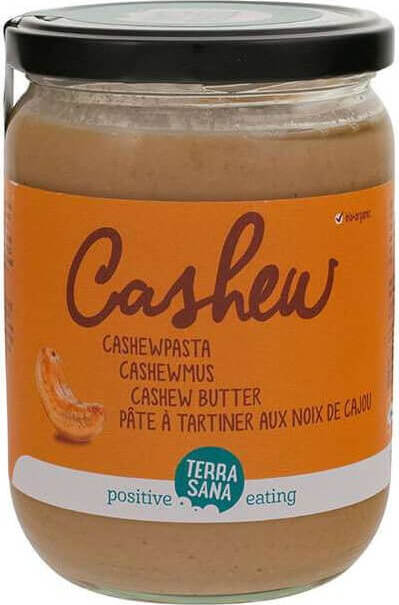 Crème de noix de cajou grillées BIO 500 g - TERRASANA