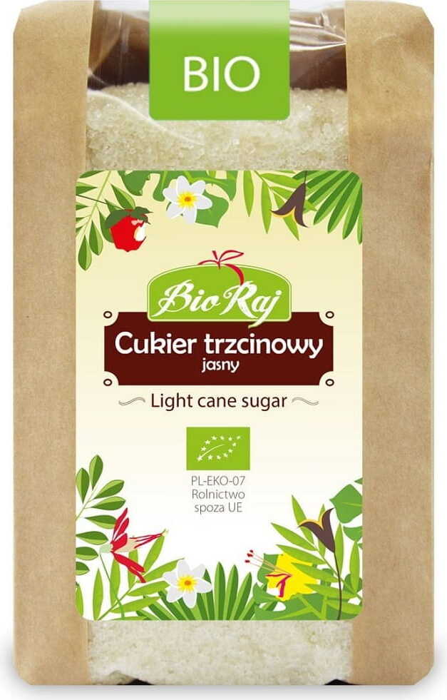 Sucre de canne léger BIO 500 g - BIO PARADISE