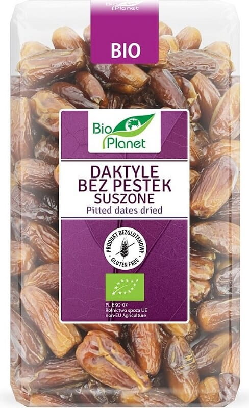 Dattes sans pépins séchées sans gluten BIO 1 kg - BIO PLANET