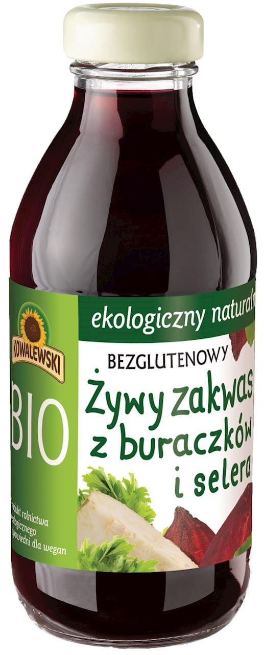 Levain de betterave et céleri sans gluten BIO 320 ml - KOWALEWSKI