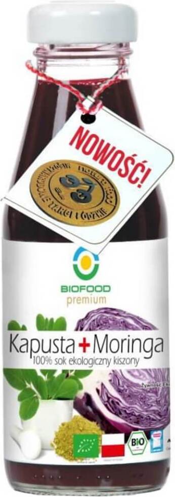 Jus de choucroute rouge au moringa BIO 200 ml - BIO FOOD