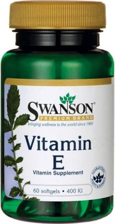 Vitamine E, vitamine E 400 ui 60 gélules SWANSON