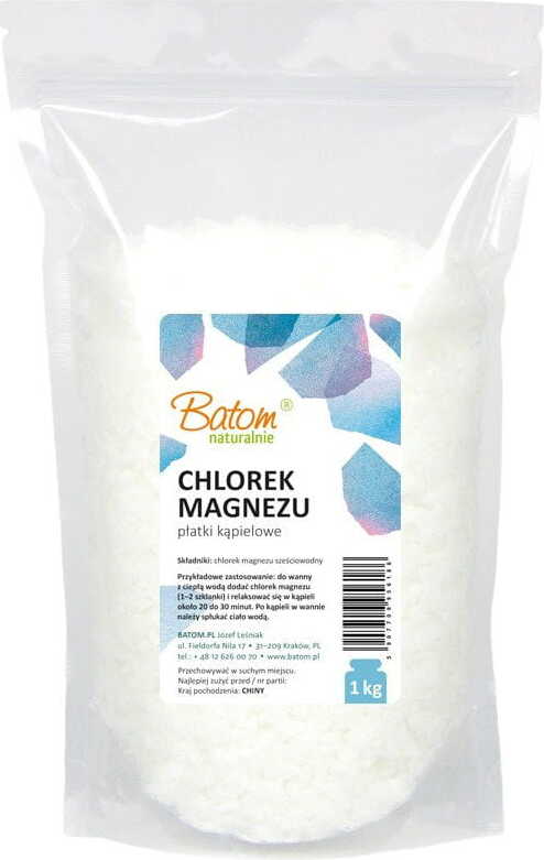 Flocons de bain au chlorure de magnésium 1 kg - BATOM