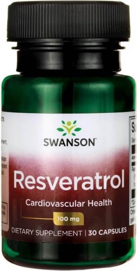 Renouée du Japon racine resvératrol 100mg resvératrol 30 gélules SWANSON