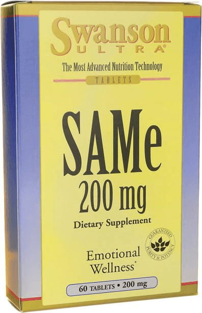 SAME s - adénosyl L - méthionine 200mg 60 comprimés de SWANSON