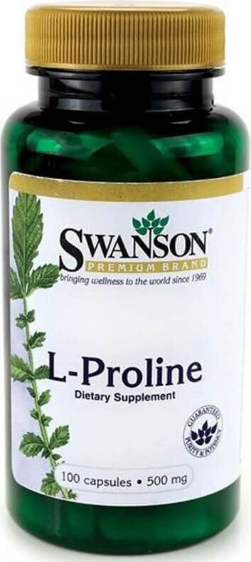 L-proline L-proline 500mg 100 gélules de SWANSON