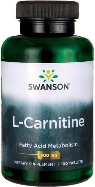 L-carnitine L-carnitine 500mg 100 comprimés de SWANSON