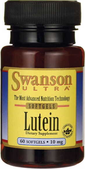 Lutéine 10mg lutéine 60 gélules SWANSON