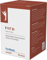 F - vit B1 vitamine B1 thiamine 50mg 60 portions 48g FORMEDS