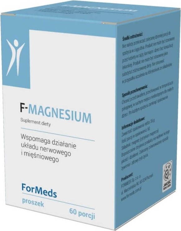 F - magnésium magnésium 135mg 60 portions de 51g FORMEDS