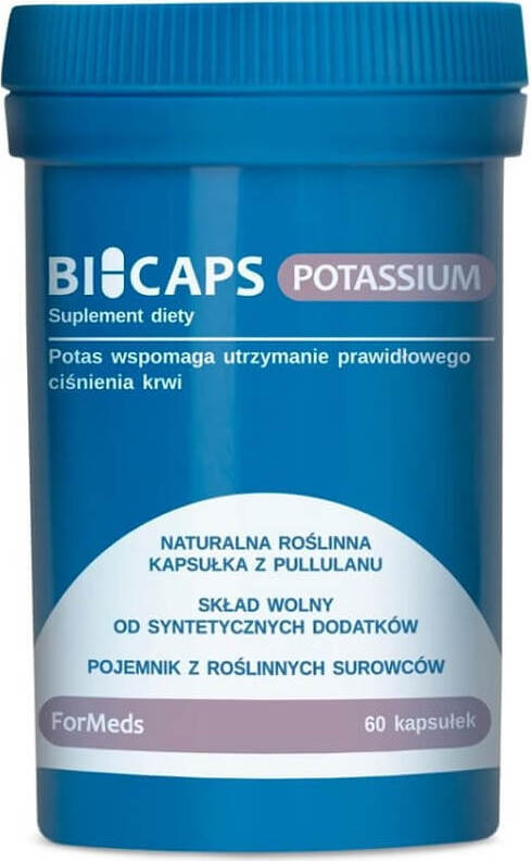 Bicaps potassium potassium 360mg 60 procji 60 gélules FORMEDS