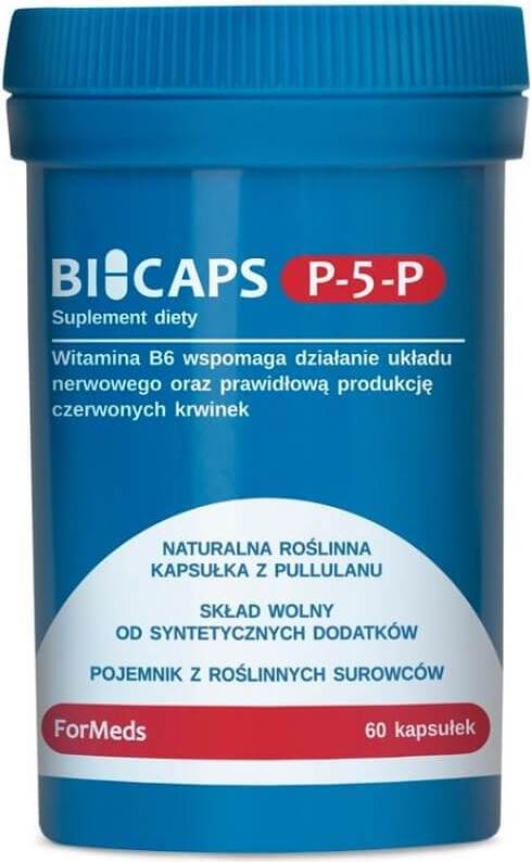 Bicaps vitamine B6 P-5-P 305mg 60 portions 60 gélules FORMEDS