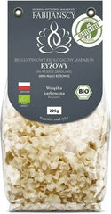 Pâtes (à base de riz blanc) reginette côtelée sans gluten BIO 225 g - FABIJAŃSCY