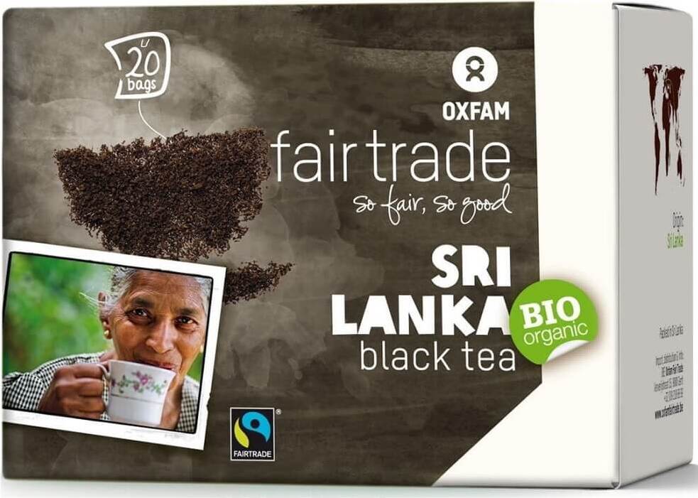 Thé noir équitable en sachet BIO (20 x 18 g) 36 g - OXFAM