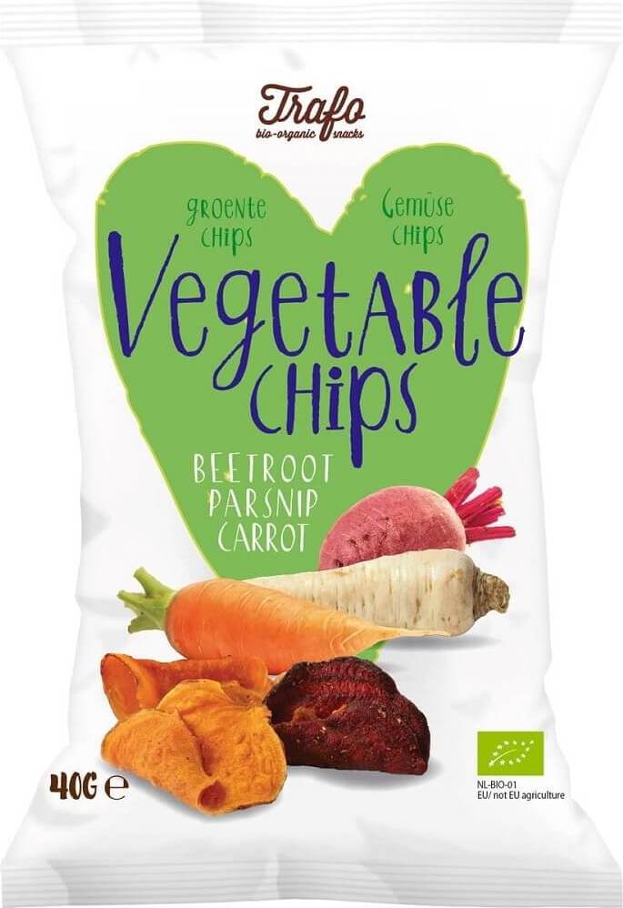Chips de légumes sans gluten BIO 40 g - TRAFO