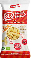 Chips de riz aux lentilles et pois chiches sans gluten BIO 45 g - FIORENTINI