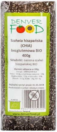 Chia sans gluten Sauge d'Espagne BIO 400g DENVER FOOD